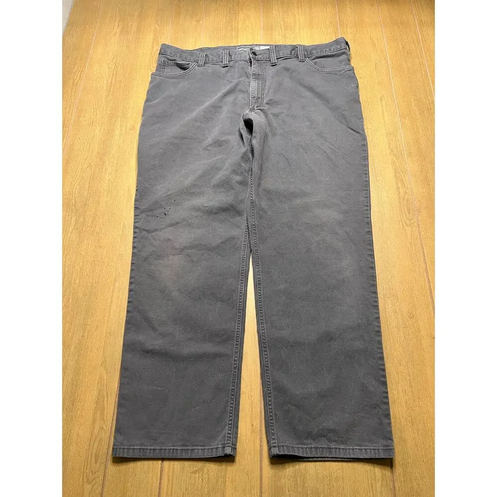Carhartt Relaxed Fit Pants Mens 44x32 Gray Workwear Cotton Stretch‎